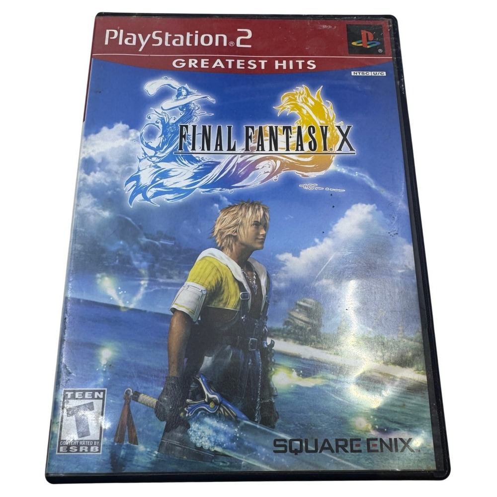 Final Fantasy X Greatest Hits PS2 PlayStation 2 Square Enix RPG Video Game